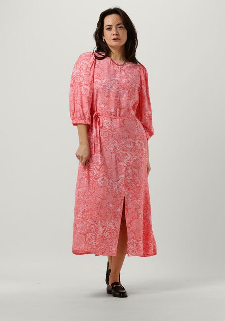 MSCH COPENHAGEN Robe midi DIVINA LADONNA 3/4 DRESS AOP en rose - large
