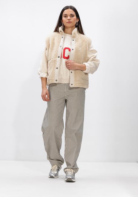 BY-BAR LEW STRIPE PANTS Pantalons &Eacute;cru - large