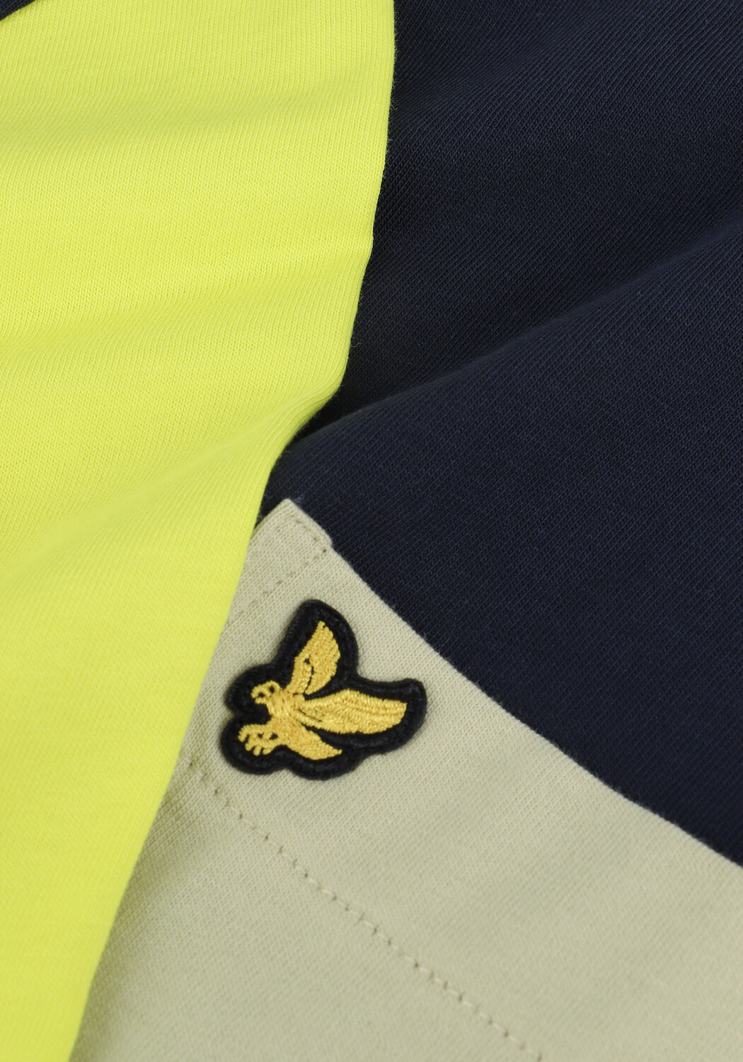 Donkerblauwe LYLE & SCOTT T-shirt CONTRAST T-SHIRT - large