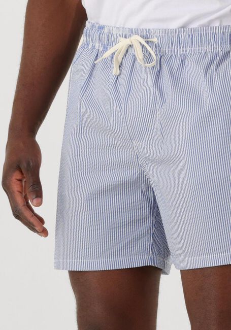 SELECTED HOMME Shorts de bain SLHCOOPER-SEERSUCKER SWIMSHORTS en blanc - large