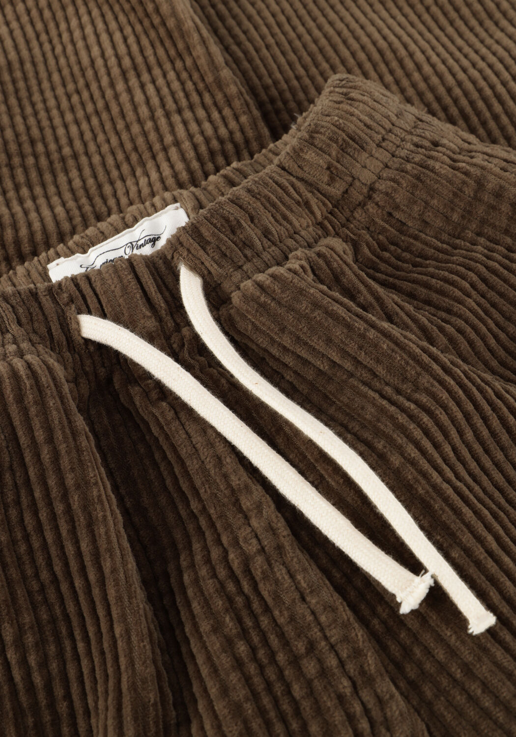 Bruine AMERICAN VINTAGE Wijde broek PADOW-B - large