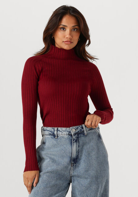 YDENCE Haut KNITTED TOP KIT Bordeaux - large