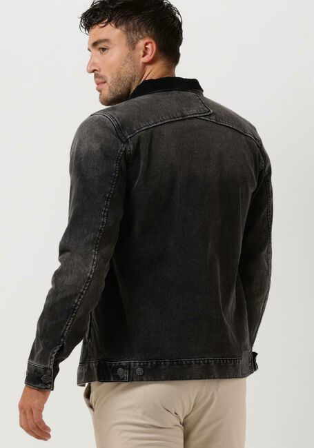 CAST IRON Veste en jean DENIM JACKET GREY SHADOW WASH en gris - large