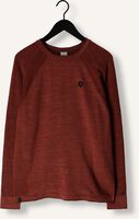 CAST IRON Pull CREWNECK COTTON HEATHER PLATED CREWNECK en marron CAST IRON Pull CREWNECK COTTON HEATHER PLATED CREWNECK en marron - medium