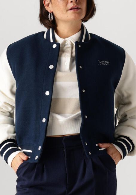 TOMMY JEANS Jack TJW WOOL VARSITY JACKET EXT Bleu foncé - large