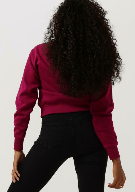 TOMMY HILFIGER Pull RELAXED COSY 1/2 ZIP SWEATSHIRT Fuchsia - large