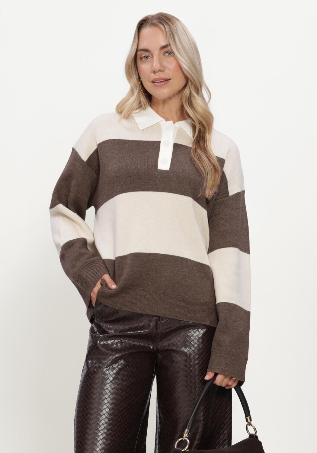 Ecru GRACE & MILA Trui PULLOVER - large