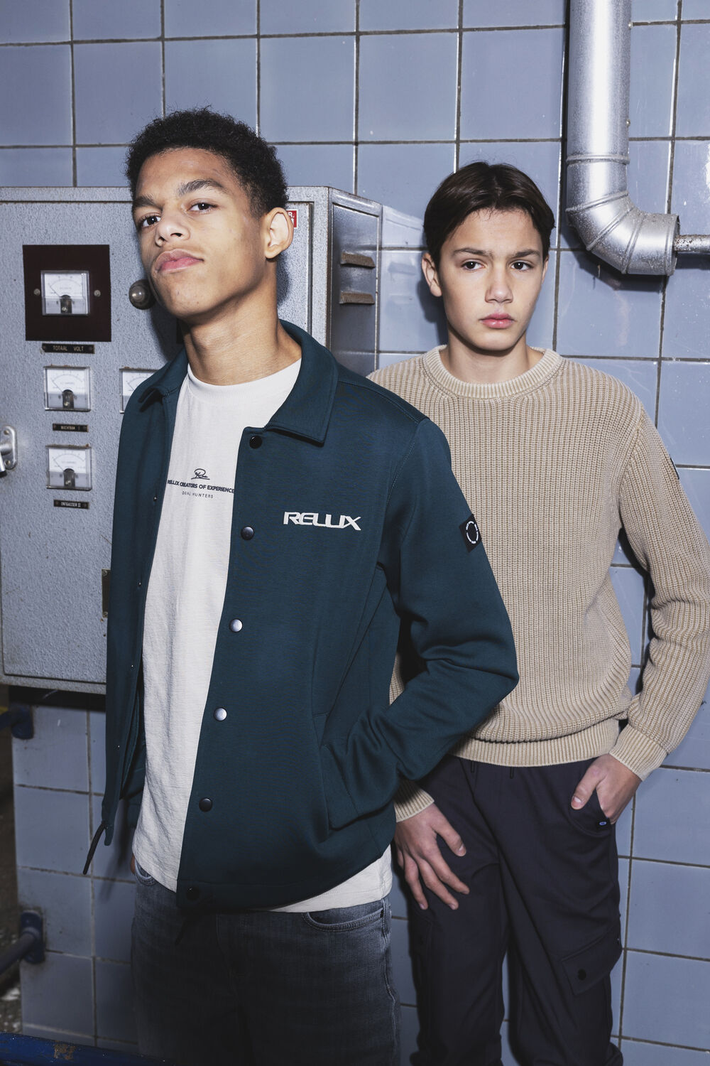 Donkergroene RELLIX Jack SWEAT JACKET RELLIX SCUBA - large