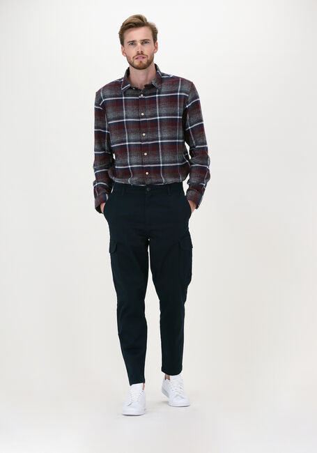 Donkerblauwe SELECTED MEN Cargobroeken SLHSLIMTAPERED-GAINFORD CARGO - large