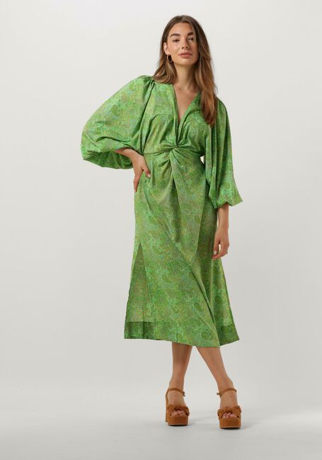 SISSEL EDELBO Robe midi CHERILYN DRESS en vert - large