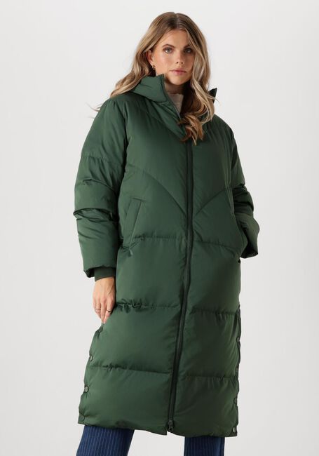 Y.A.S. Veste matelassé YASIRMA LS LONG DOWN COAT en vert - large