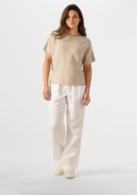 Witte RESORT FINEST Pantalon LINEN PANTS - large
