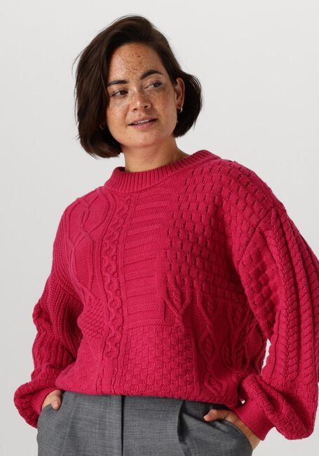 OBJECT Pull OBJRUSH RE L/S KNIT PULLOVER en rose - large