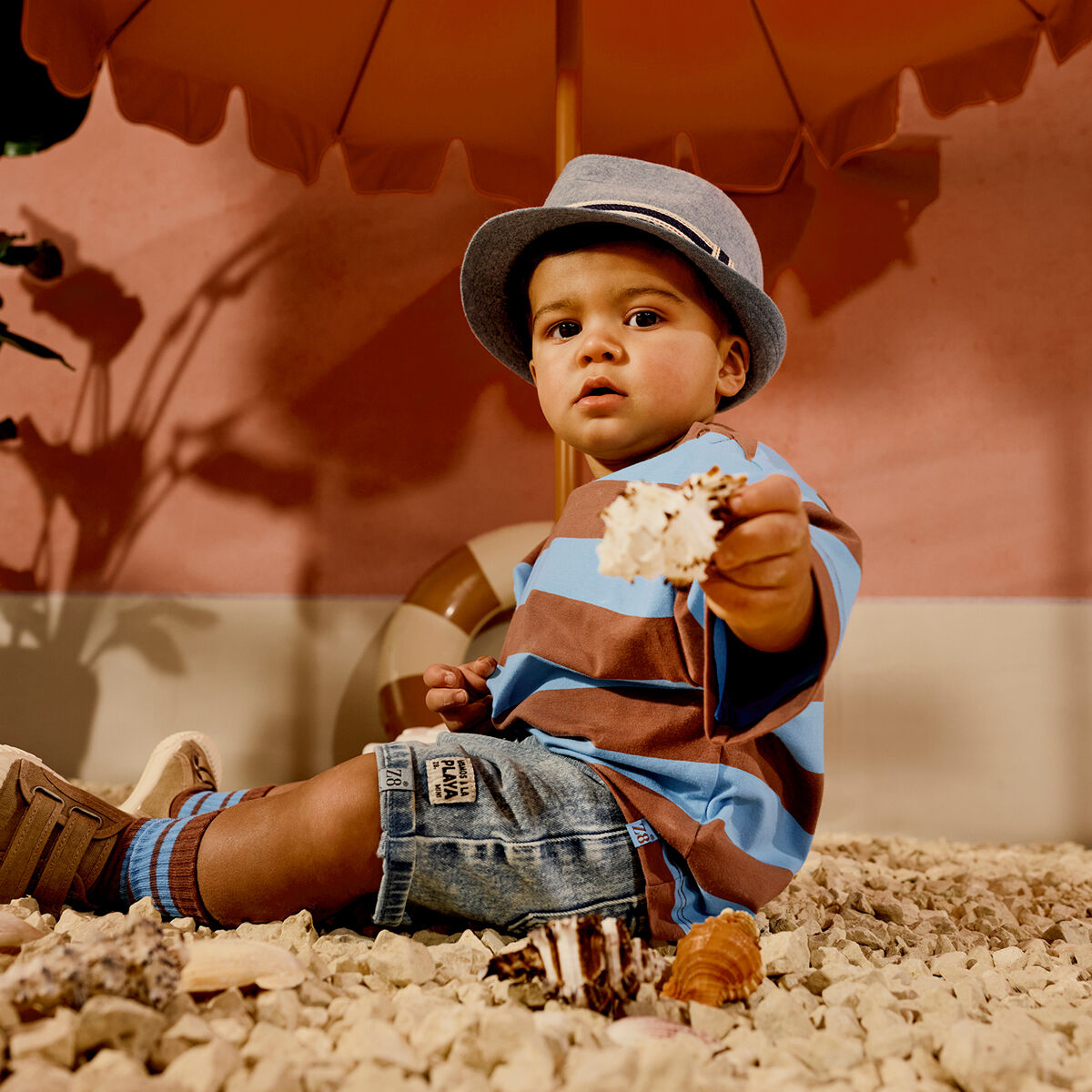 Z8 Chaussettes PUK en marron - large