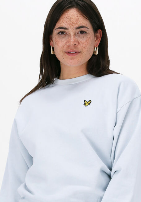 LYLE & SCOTT Chandail GARMENT DYE SWEATSHIRT Bleu clair - large