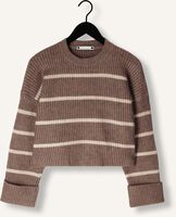 Beige CO'COUTURE Trui ROW STRIPE BOX CROP KNIT Beige CO'COUTURE Trui ROW STRIPE BOX CROP KNIT - medium