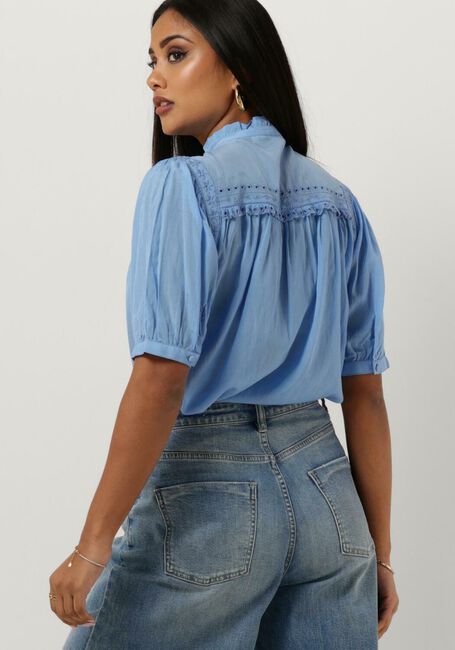 Blauwe FABIENNE CHAPOT  TOOTSIE SS BLOUSE - large
