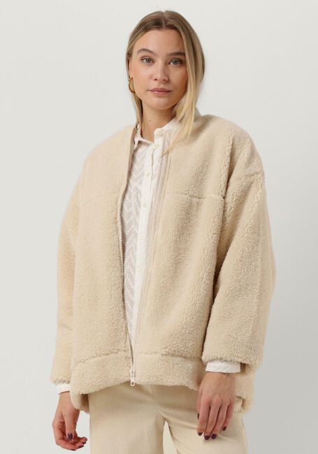 MINIMUM Manteau Teddy BAVORY 9024 Blanc - large