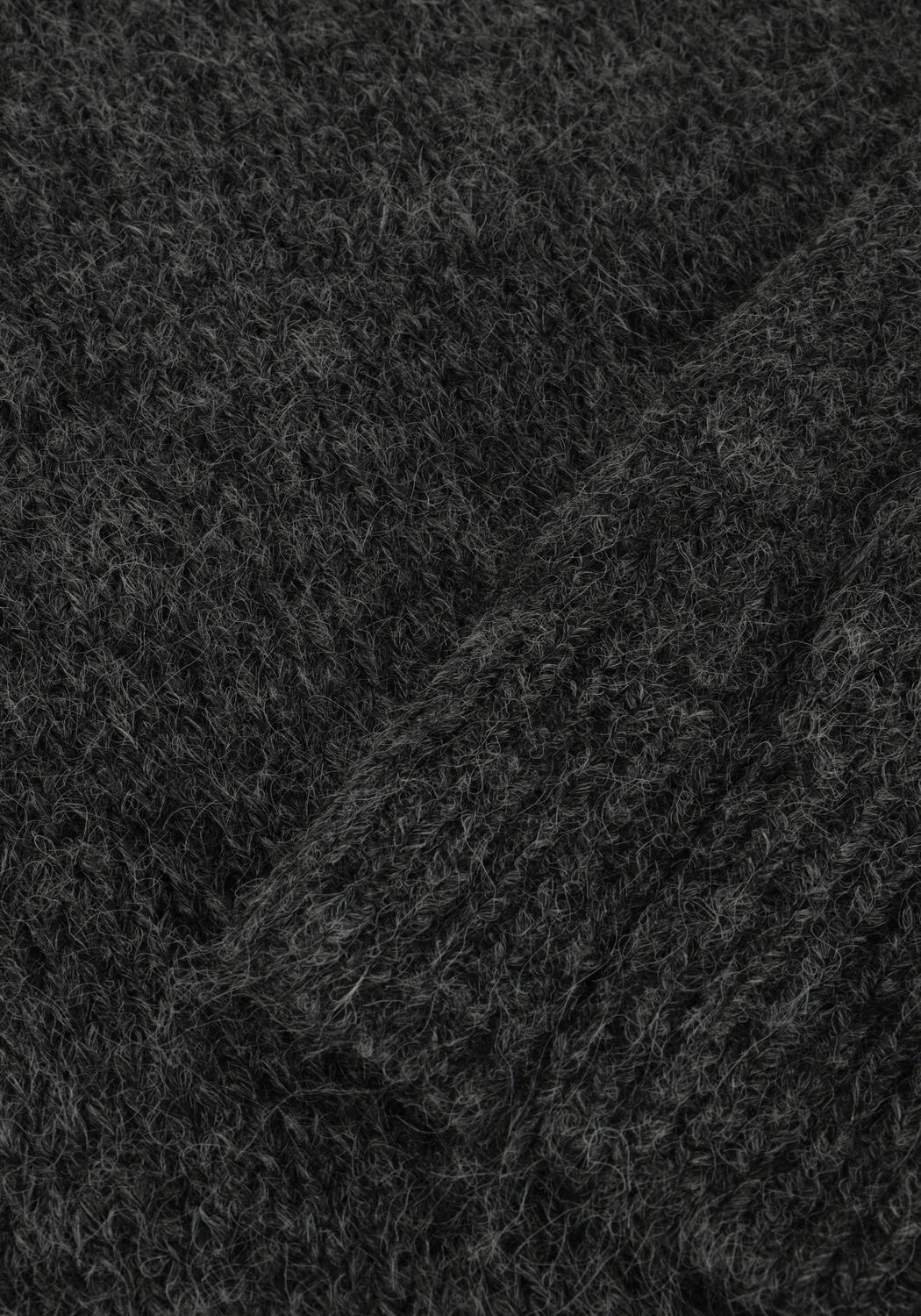 NEO NOIR Pull PAULINA FLUFFY KNIT BLOUSE Gris fonc&eacute; - large