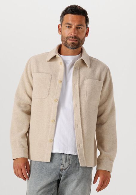Beige LES DEUX  LENNON BOUCLE OVERSHIRT - large