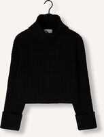 NEO NOIR Col roulé BENSON CROPPED KNIT BLOUSE en noir NEO NOIR Col roulé BENSON CROPPED KNIT BLOUSE en noir - medium