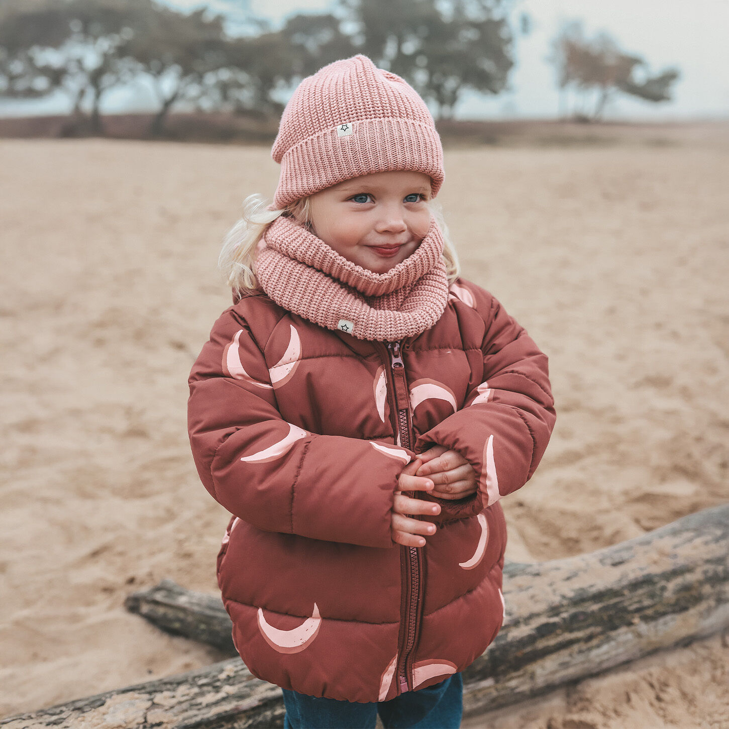 YOUR WISHES Veste matelass&eacute; MOONSHINE PUFFER COAT en marron - large