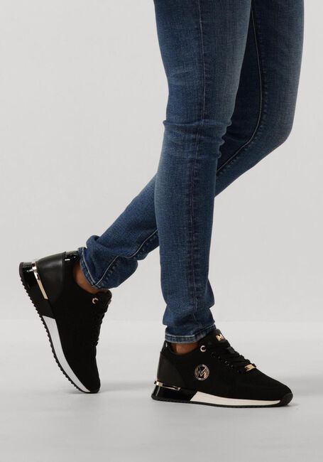 MEXX Baskets basses GITTE GLITTER en noir - large