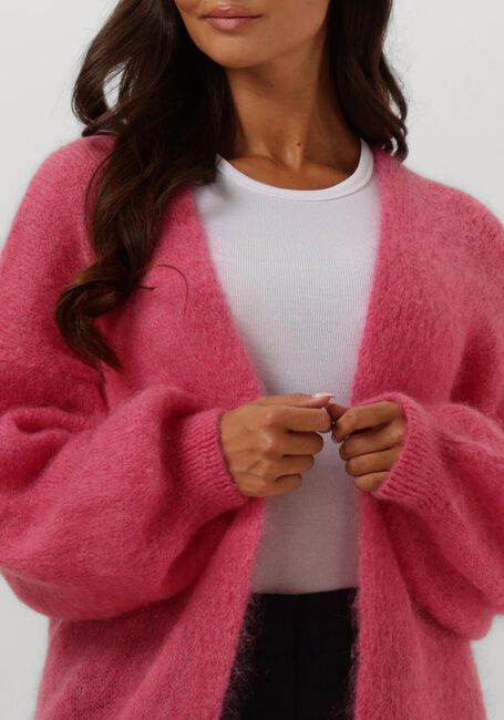 AMERICAN DREAMS Gilet LEE MIDI CARDIGAN en rose - large