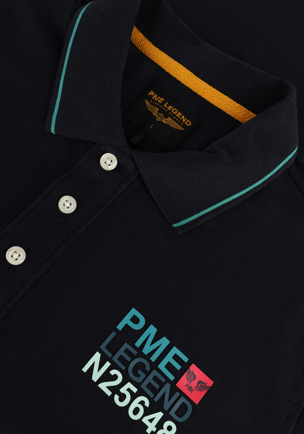 PME LEGEND Polo SHORT SLEEVE POLO STRETCH PIQUE PACKAGE en bleu - large