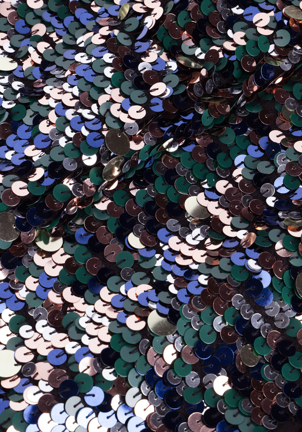 SCOTCH & SODA Pantalon METALLIC PIECE SEQUIN HIGH-RISE PANTS en argent - large