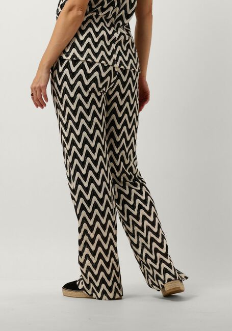 SUMMUM Pantalon PANTS ZIG ZAG CROCHET en noir - large