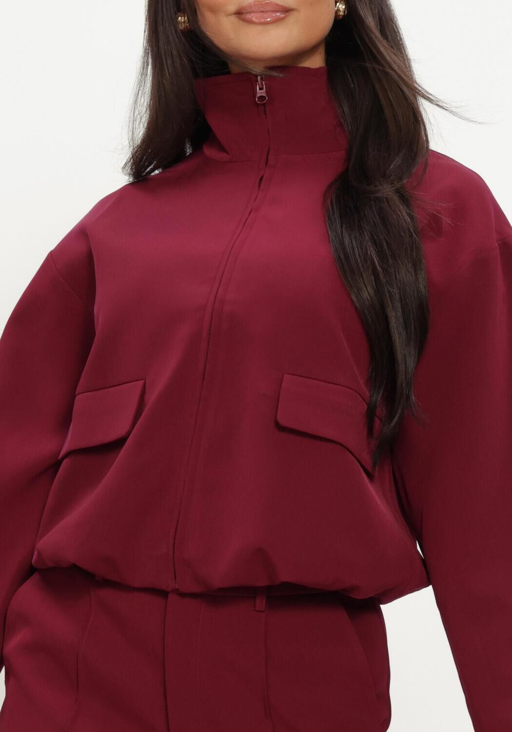 YDENCE Jack JACKET DAVIS Bordeaux - large