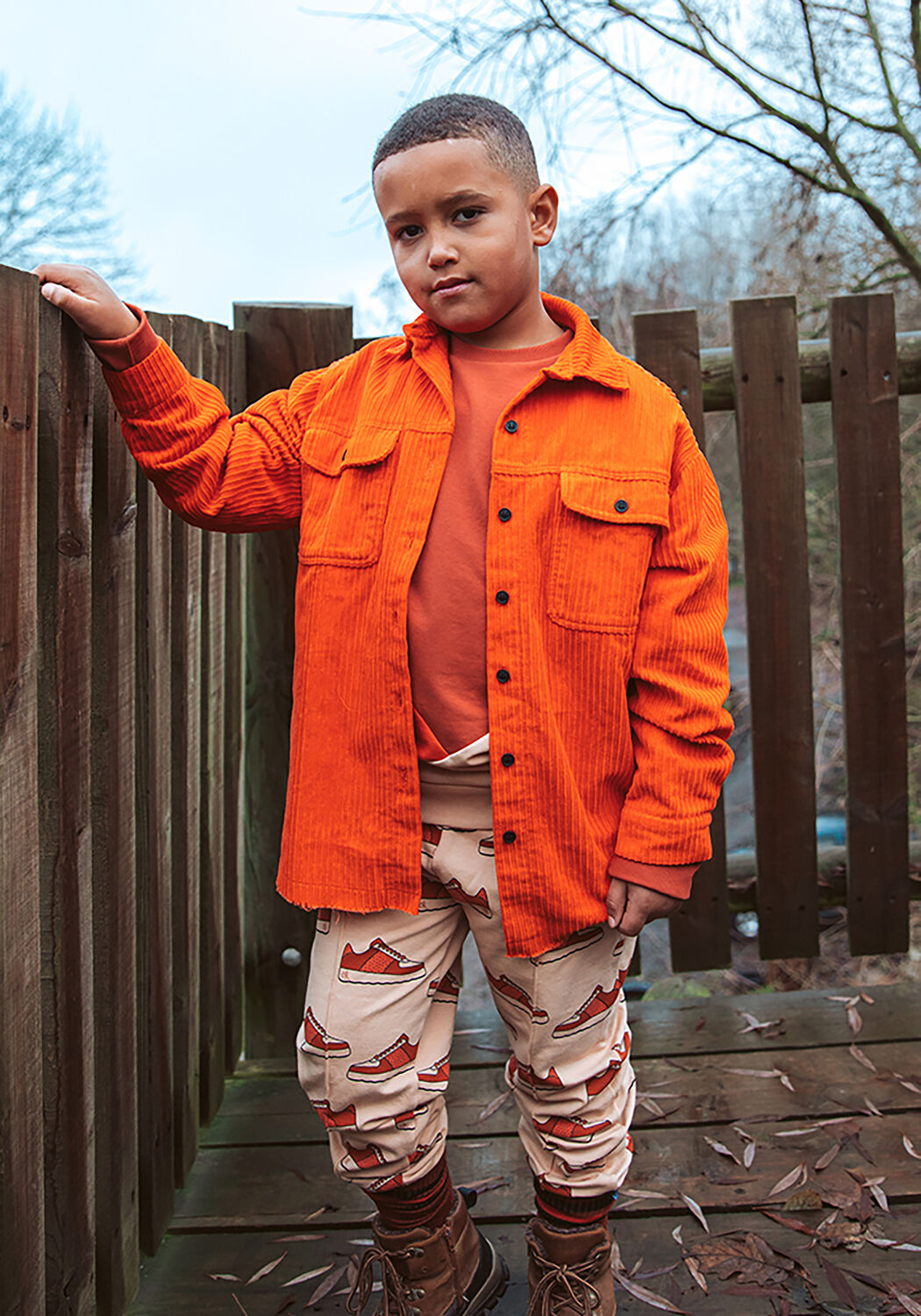 Surchemise orange new arrivals