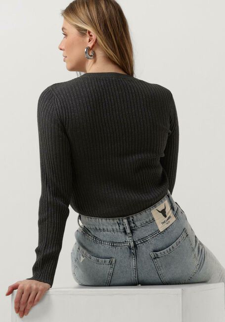 OBJECT Pull OBJRIKE L/S KNIT PULLOVER en gris - large