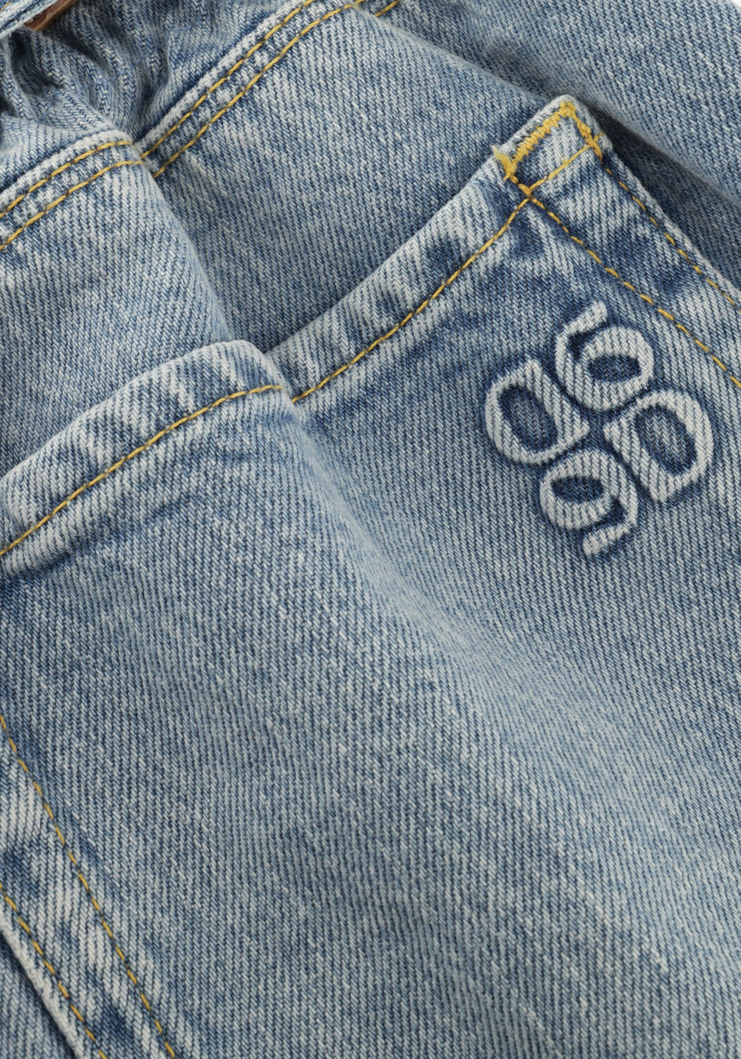 Blauwe DANTE6 Jeans DRIFT BELTED DENIM SHORTS - large