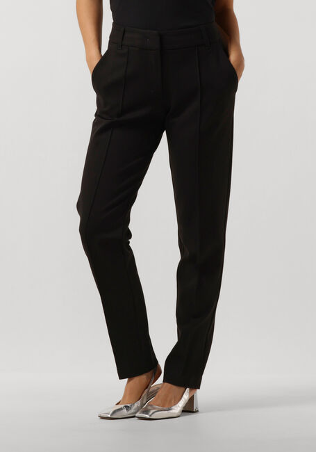 SUMMUM Pantalon évasé TROUSERS PUNTO MILANO en noir - large