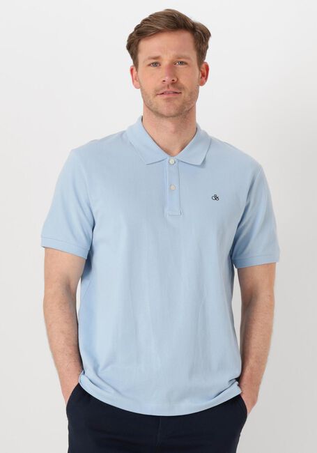 SCOTCH & SODA Polo LOGO PIQUE POLO en bleu - large