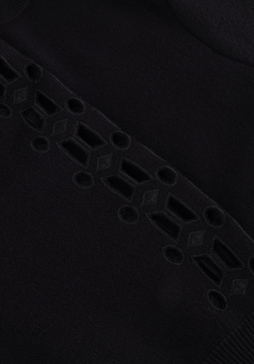 OBJECT Pull OBJYUKI S/S RE KNIT PULLOVER 140 en noir - large