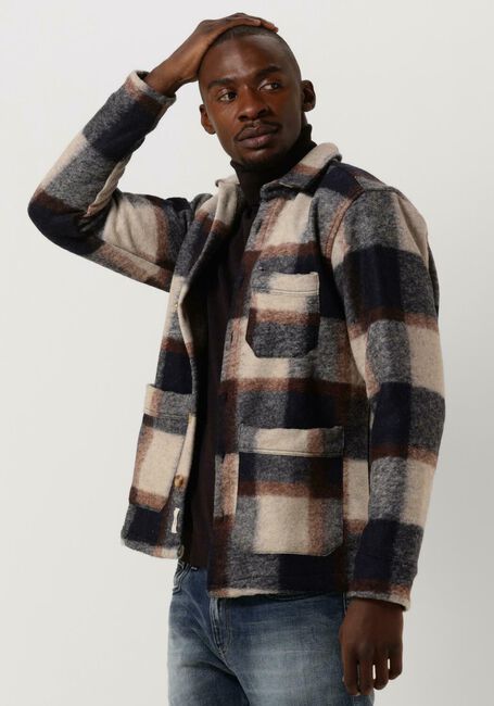 Blauwe FORÉT Overshirt IVY OVERSHIRT - large