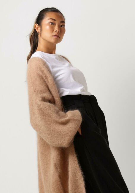 AMERICAN DREAMS Gilet LEE MIDI CARDIGAN en beige - large