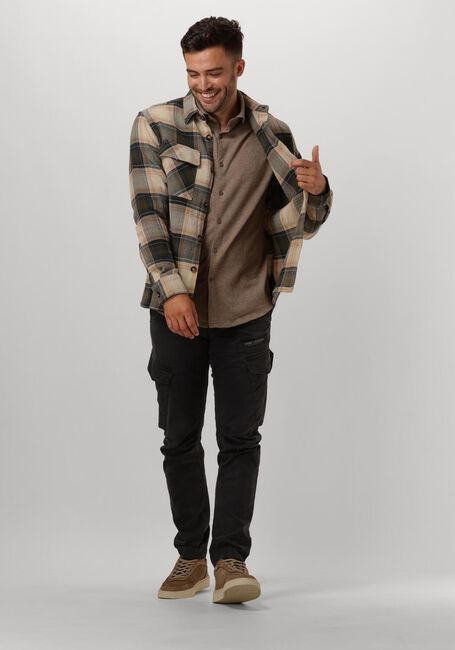 Bruine DSTREZZED Casual overhemd KIRK SHIRT - large
