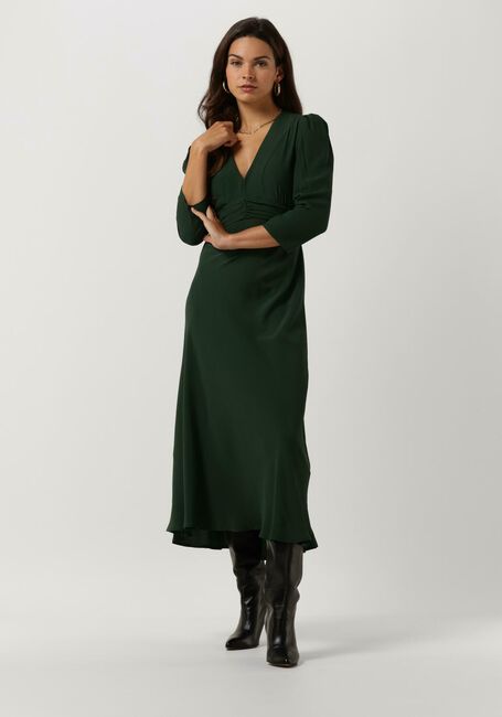 Donkergroene SEMICOUTURE Midi jurk S2WU07 - large