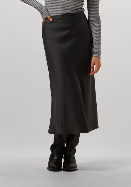 Grijze SELECTED FEMME Midirok SLFLENA HW MIDI SKIRT - large