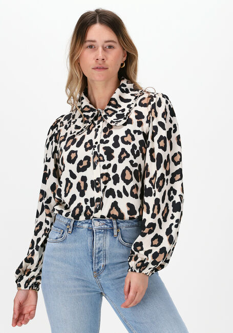 LOLLYS LAUNDRY LUKE SHIRT Blouses en beige - large