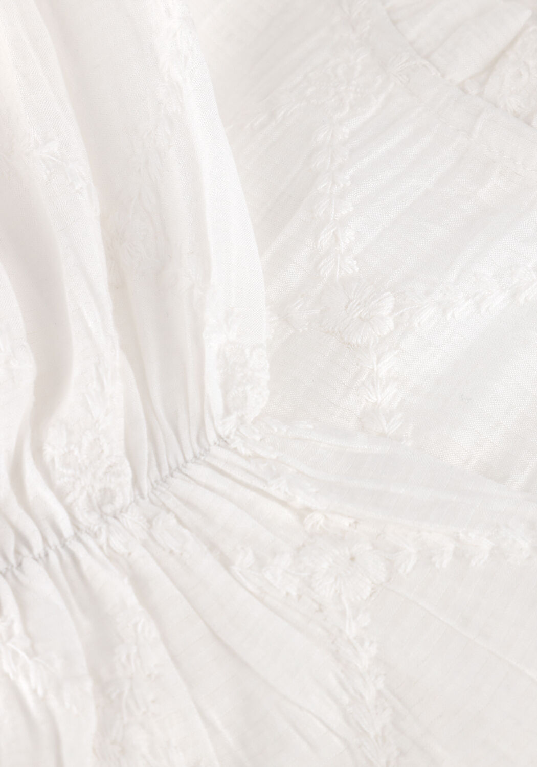 NEO NOIR MAMARA SQUARE EMB BLOUSE Blouses en blanc - large