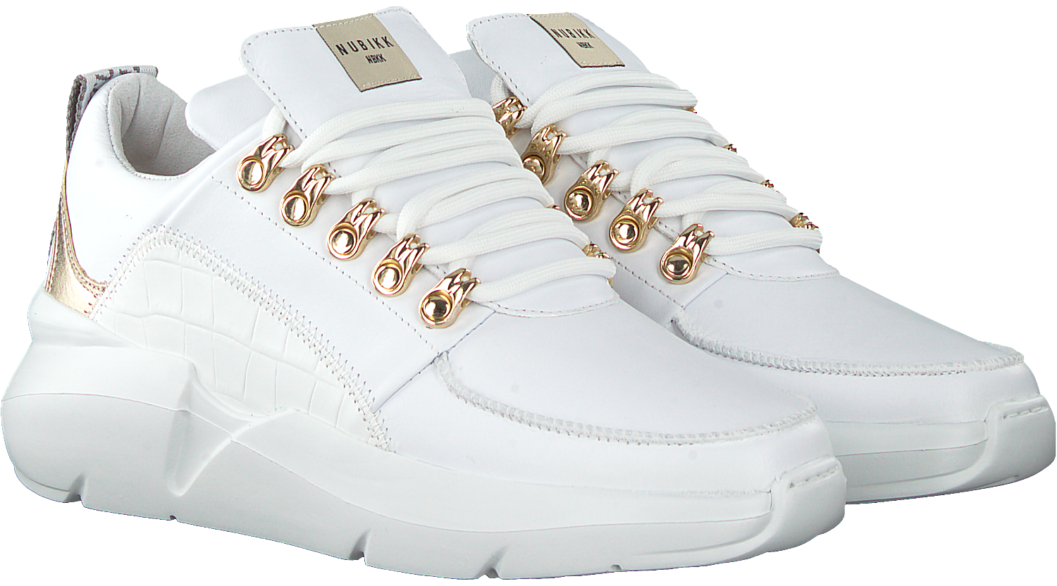 Witte NUBIKK Lage sneakers LUCY ROYAL | Omoda