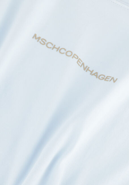 MSCH COPENHAGEN T-shirt MSCHTERINA ORGANIC SMALL LOGO TEE Bleu clair - large