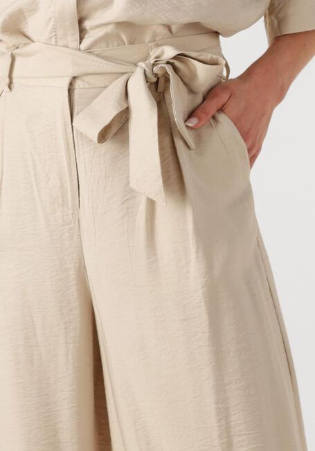 MSCH COPENHAGEN Pantalon large MSCHNYLA AMABELLA HW PANTS en beige - large