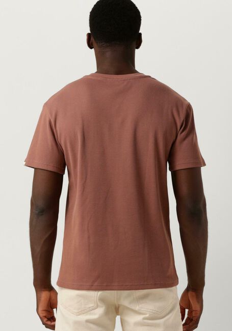 ANERKJENDT T-shirt AKKIKKI S/S WAFFLE TEE en cognac - large