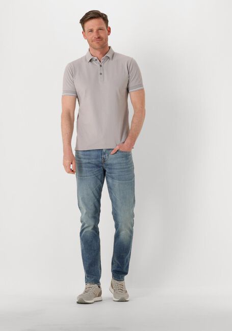 Lichtgrijze GENTI Polo POLO 3 BUTTON SS J2001-1212 - large